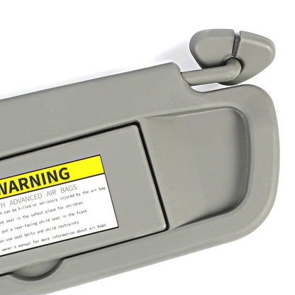 Solidspare Grey Passenger Side Right Sun Visor For 2006-2011 Honda Civic Sedan/Coupe