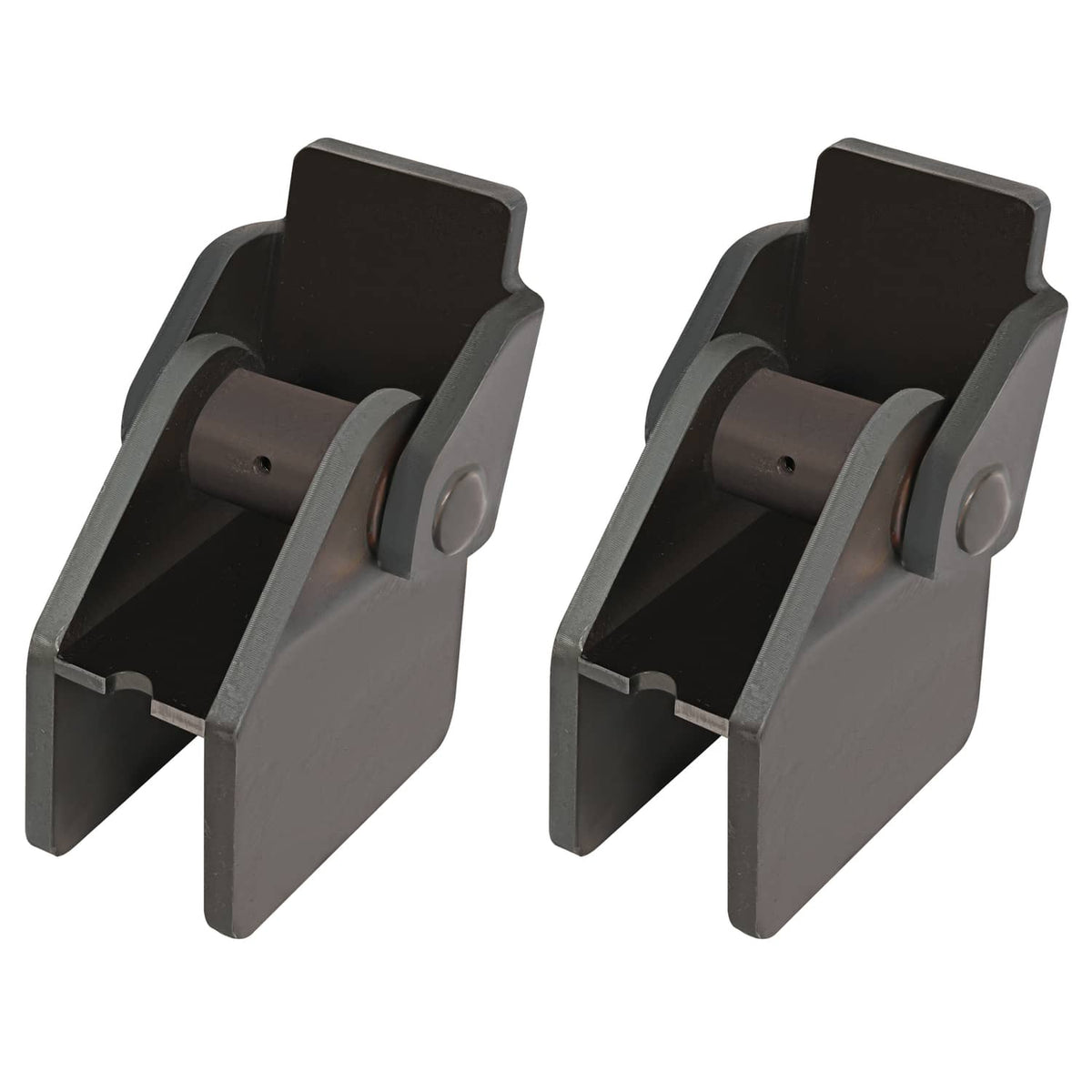 Solidspare (2) Weld-on Dump Truck Trailer Hinge Heavy Duty Steel Fit 2" Rectangular Tube