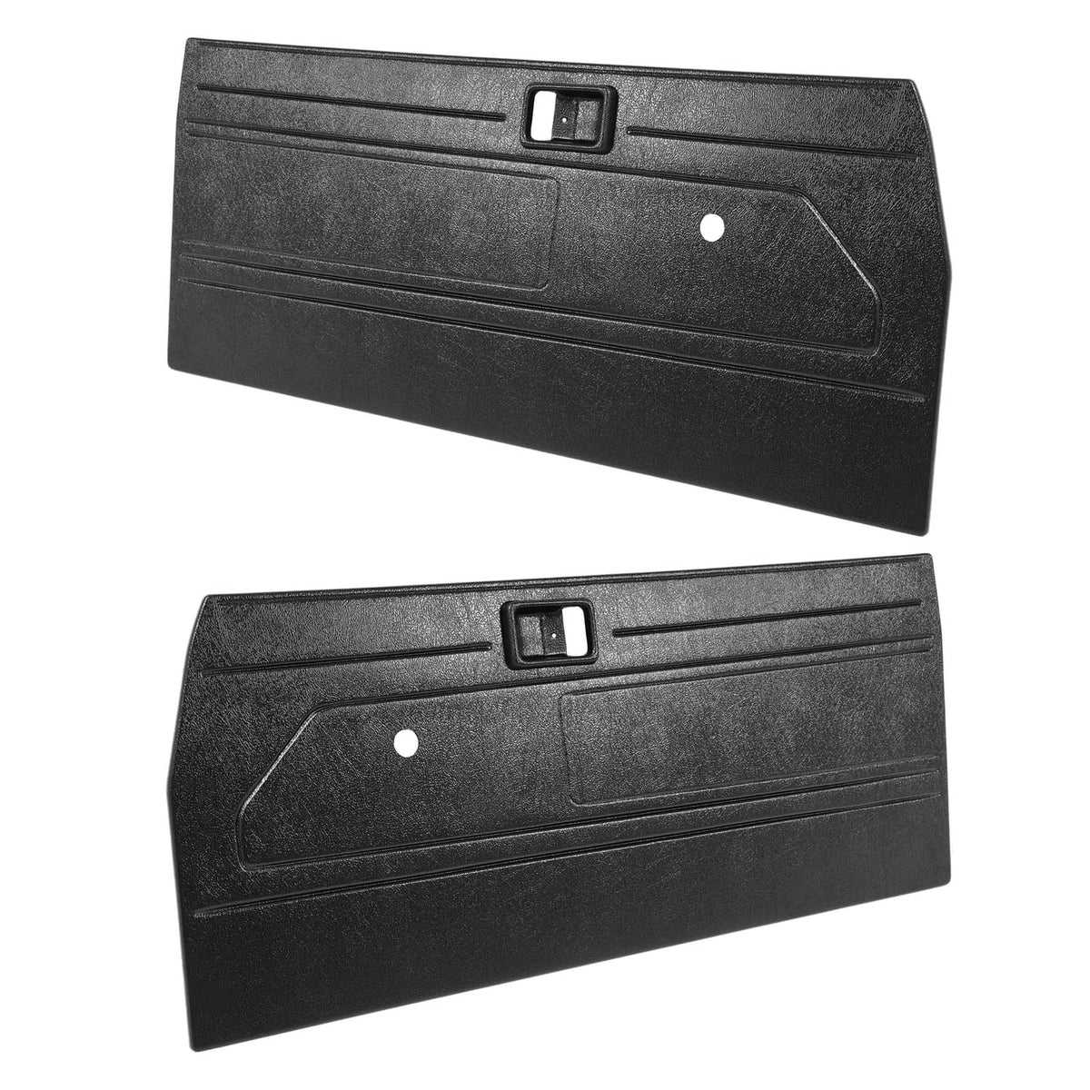 Solid Spare Fit 84-87 Toyota Pickup Truck Interior Door Panels Center Section Black ABS