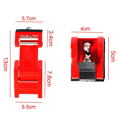 Solidspare New Red Aluminum Hood Latch Lock Catch Buckle Flag for 2007+ Jeep Wrangler JK JL