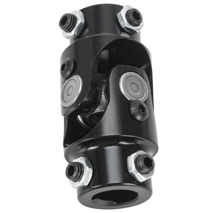 Solidspare Black Steering Box U Joint 36" Steel Steering Shaft & 3/4" Support Bearing GM