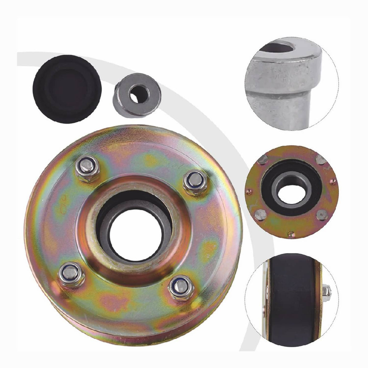 Solid Spare For Toro 131-4529 Deck Belt Pulley