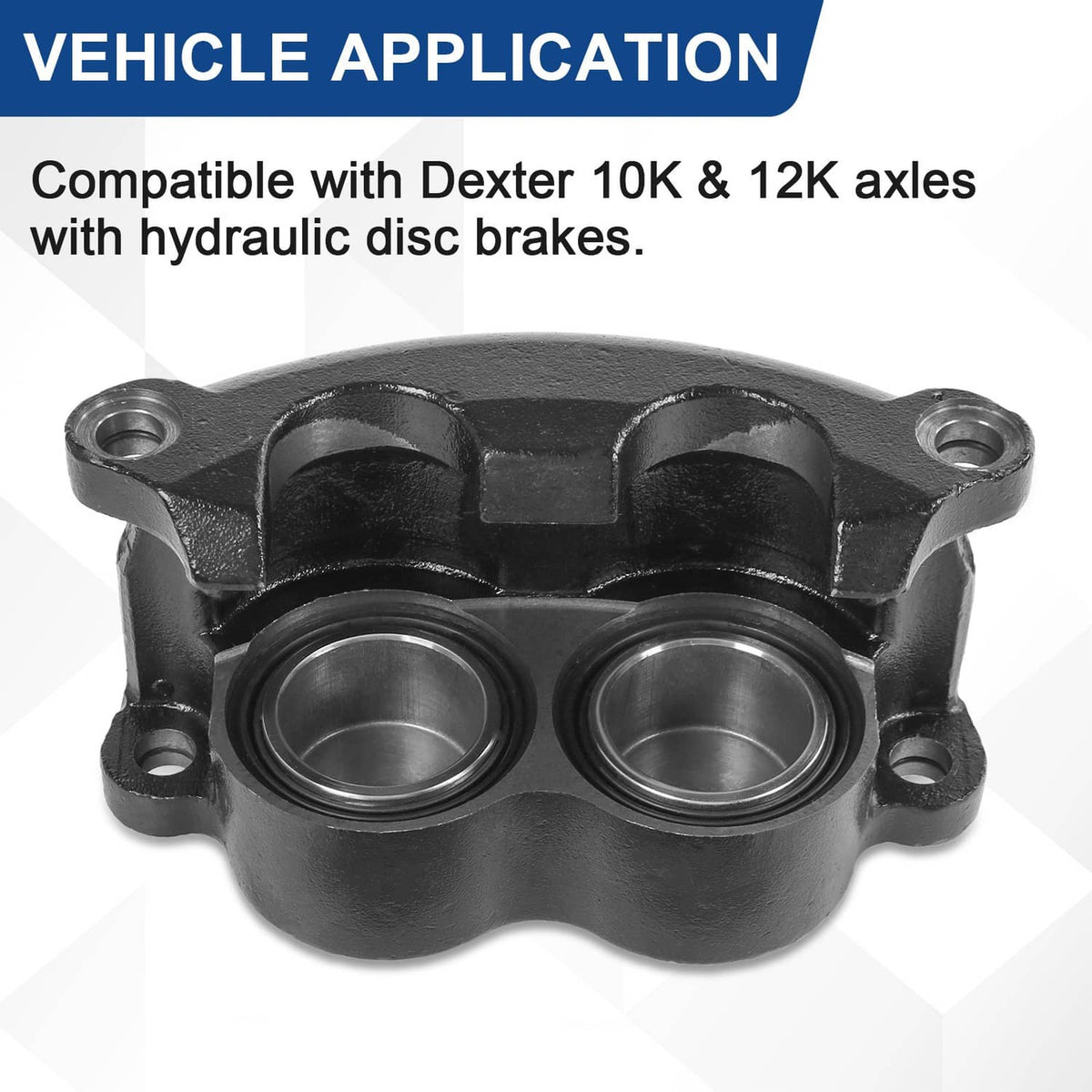 Solidspare Disc Brake Caliper for Dexter 10K & 12K Hydraulic Trailer Disc Brakes Fit Dexter