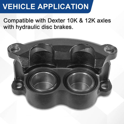 Solidspare Disc Brake Caliper for Dexter 10K & 12K Hydraulic Trailer Disc Brakes Fit Dexter
