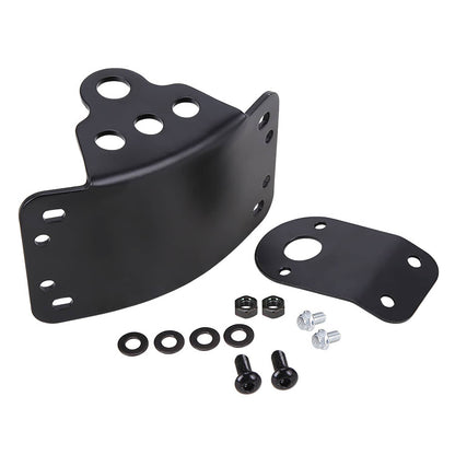 Solidspare Motorcycle License Plate Holder Side Mount Bracket for Harley Honda Universal US