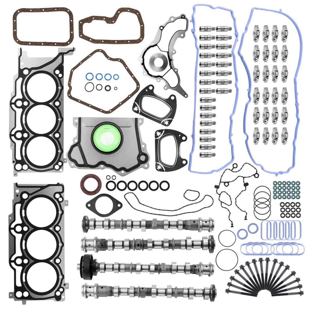 Solidspare For 3.6L V6 Pentastar Dodge Chrysler Ram Jeep Engine Camshafts Rockers Lifters