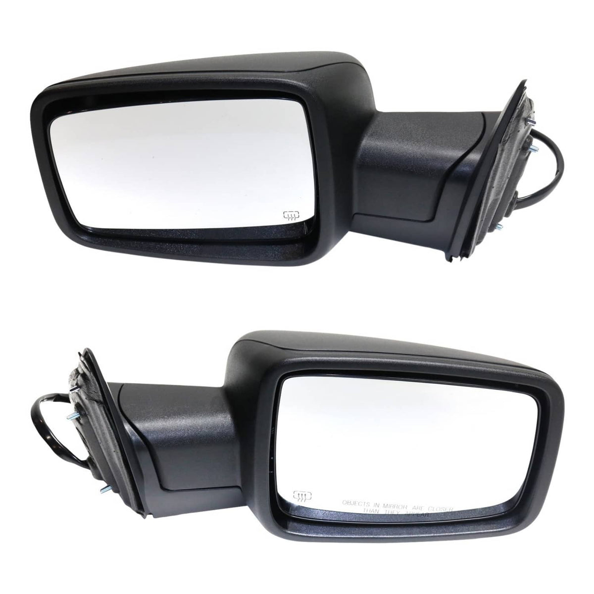 Solidspare Left & Right Side Door Mirror For 13-19 Dodge Ram 1500 Power Fold + Heated +Temp