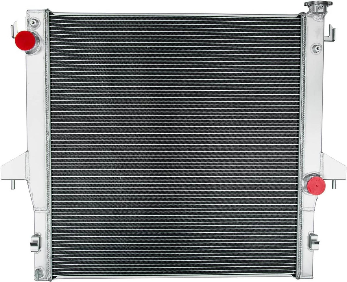 Solidspare 2 Row Radiator For 2003-2009 Dodge Ram 2500 3500 5.9L 6.7L Diesel Cummin Silver