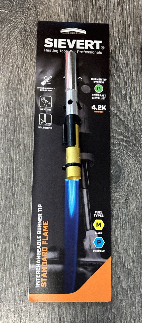 Sievert PowerJet Standard Interchangeable Torch Bunner 870402 Rothenberger