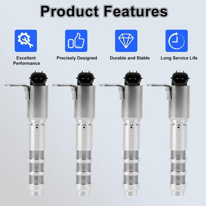 Solidspare 4PCS VVT Engine Variable Timing Solenoid 12626012 For Cadillac Buick Chevy GMC