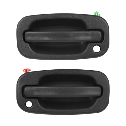 Exterior Door Handles Front Left+Right Fit 1999-2007 Chevy Silverado GMC Sierra