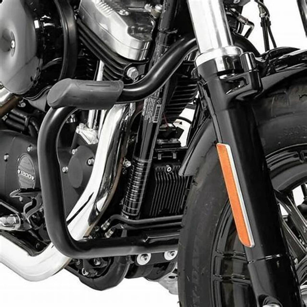Solidspare Mustache Engine Guard Highway Crash Bar For Harley Iron 883 XL883N 2004-2021 New