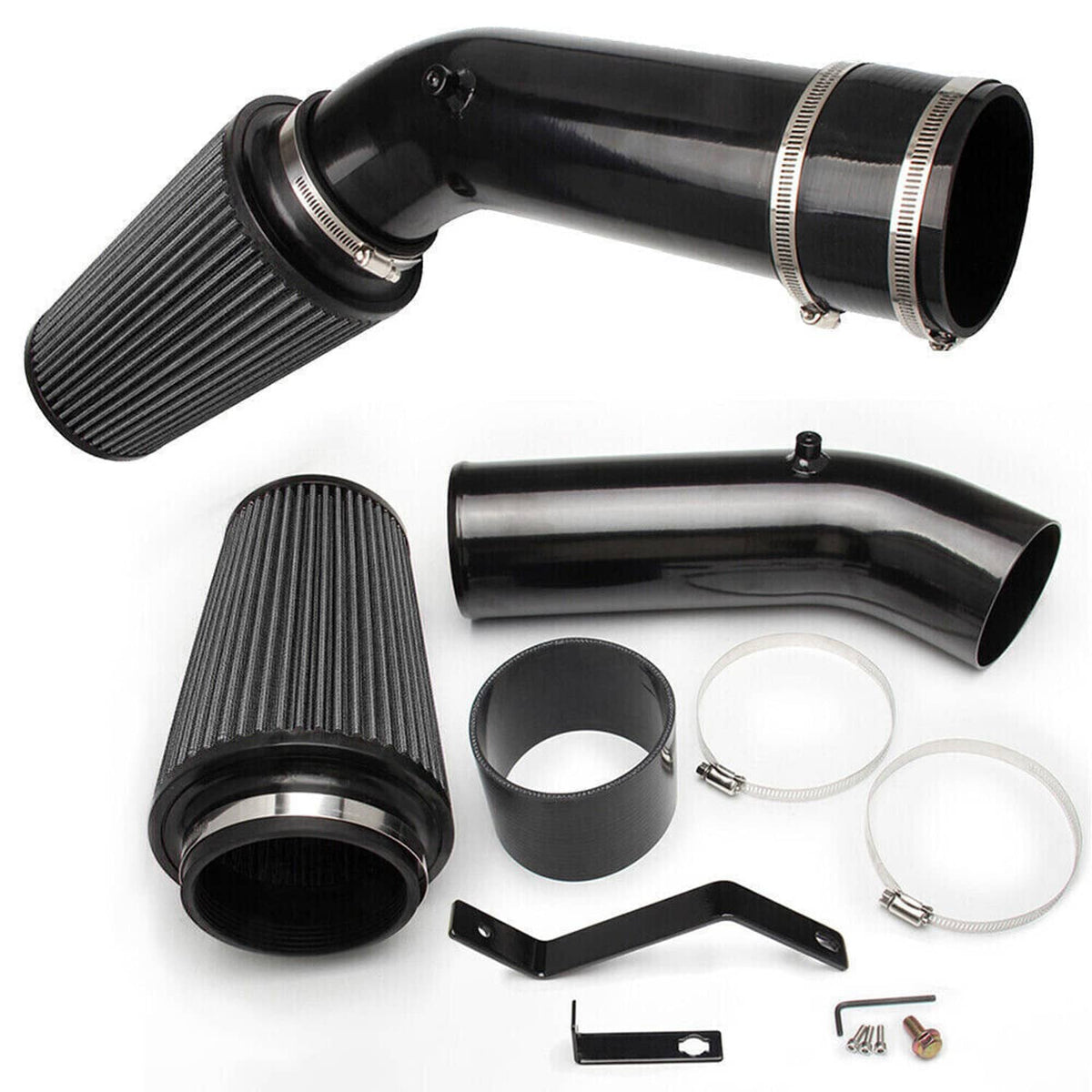 Solidspare Black Cold Air Intake Tube &Filter For 1999-2003 Ford F250 F350 F450 7.3L Diesel