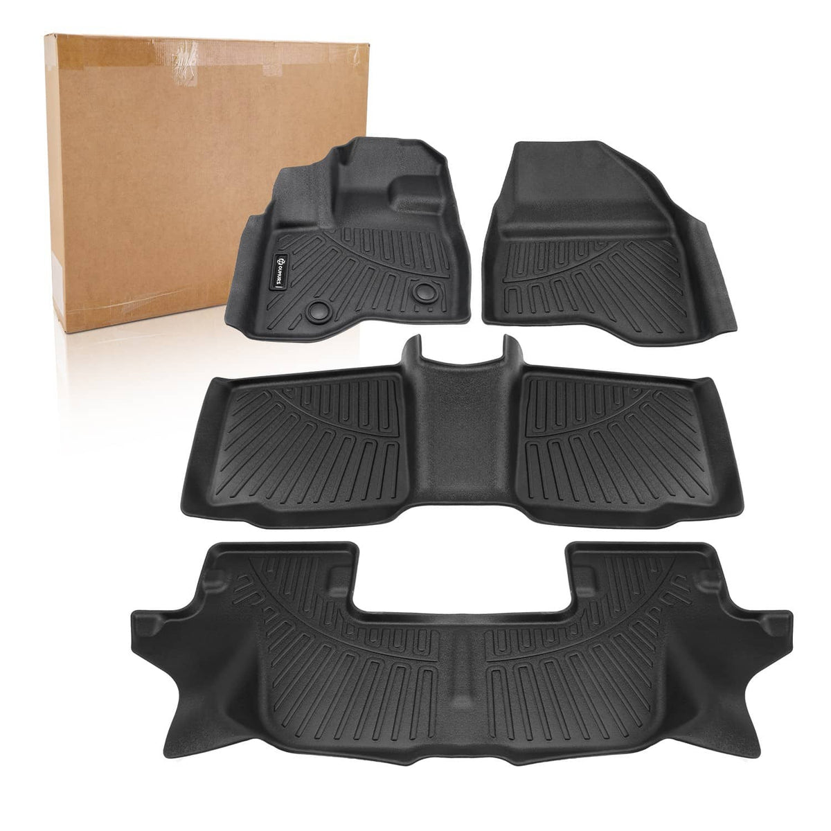 Solidspare Floor Mats for 2011-2014 Ford Explorer Bench Seating (No Fit Bucket Seating)
