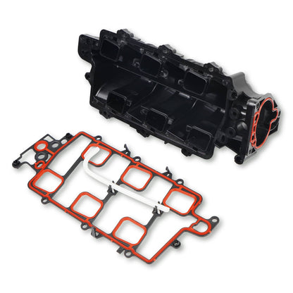 Solidspare Black Upper Intake Manifold + Gasket for 1995-2005 Chevy Buick Olds 3800 3.8L V6