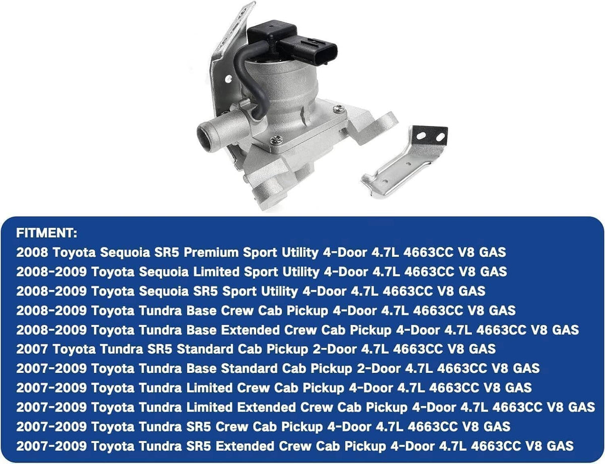 Solidspare Secondary Air Injection Check Valve 2571050031 For 2007-2009 Toyota Tundra 4.7L