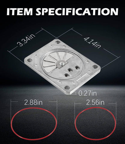Solid Spare ZAC0032 Valve Plate Kit for Craftsman,Dewalt,Porter Cable,DeVilbiss,Black Decker