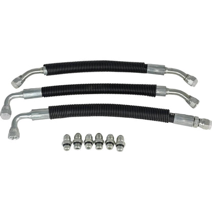 Solid Spare 1999-2003 High Pressure Oil Pump Hoses Lines & Crossover Kit Fit Ford Excursion
