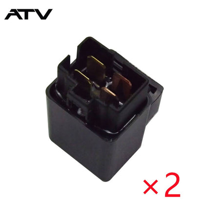 Solidspare 2 × Relay Solenoid Starter for Polaris Predator Scrambler SPORTSman 50 90 90CC