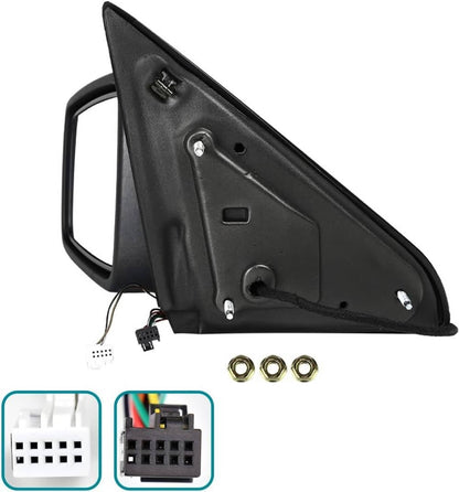 Solidspare New Mirror Sliver Cover Power Folding Signal Driver/Left Side For 13-18 Ram 1500