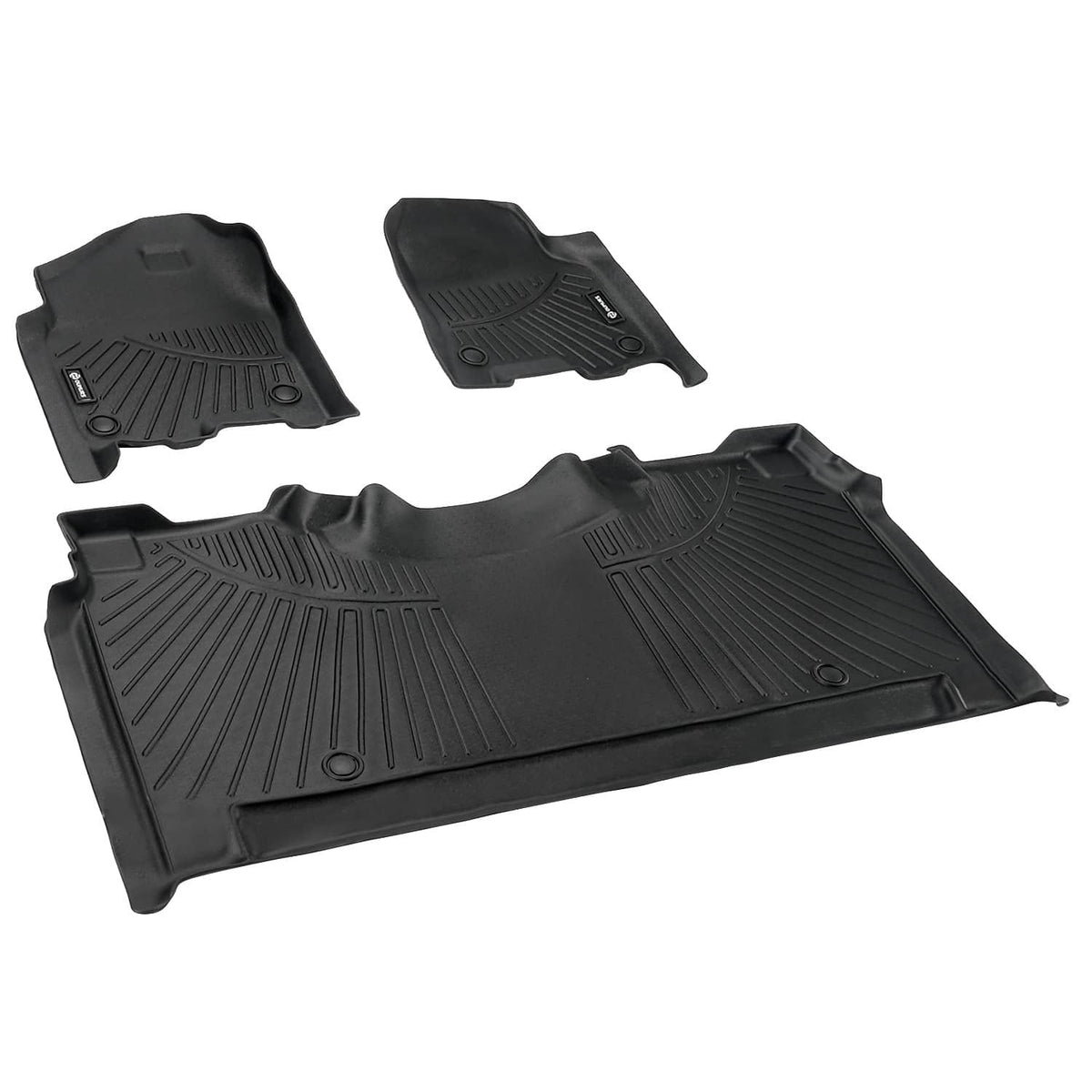 Solidspare Floor Mats for 2019-2024 Dodge Ram 1500 Crew Cab New Body (NOT Classic Models)