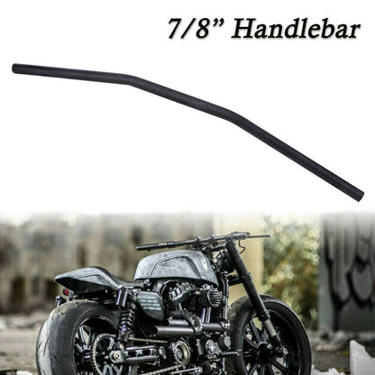 Solidspare 7/8" 22mm Motorcycle Handlebar Drag Straight Bar Fit for Harley Honda Kawasaki