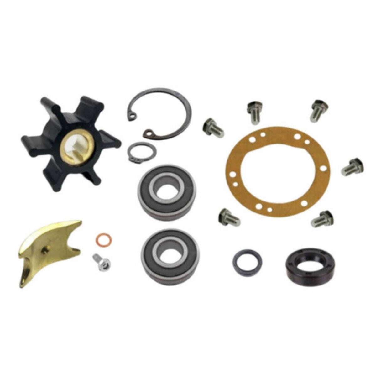 Solid Spare Replaces Yanmar Marine 3QM30 724770-42702 Raw Water Pump Major Repair Kit