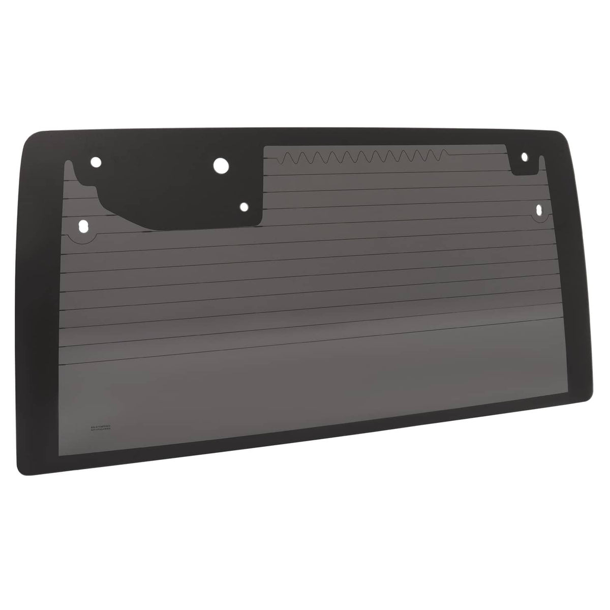 Solid Spare Fits Jeep Wrangler 2&4 Door 2007-10 Rear Back Heated Window Tempered Glass Dark