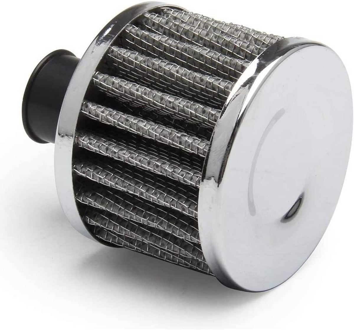 Solidspare Oil Catch Can Kit Reservoir Baffled Tank with Breather Filter Universal Aluminum