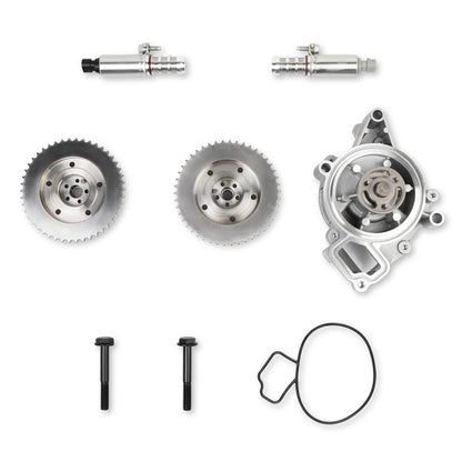 Solidspare For 09-17 GM 2.4L Ecotec Timing Chain Kit VCT Selenoid Actuator Oil Water Pump