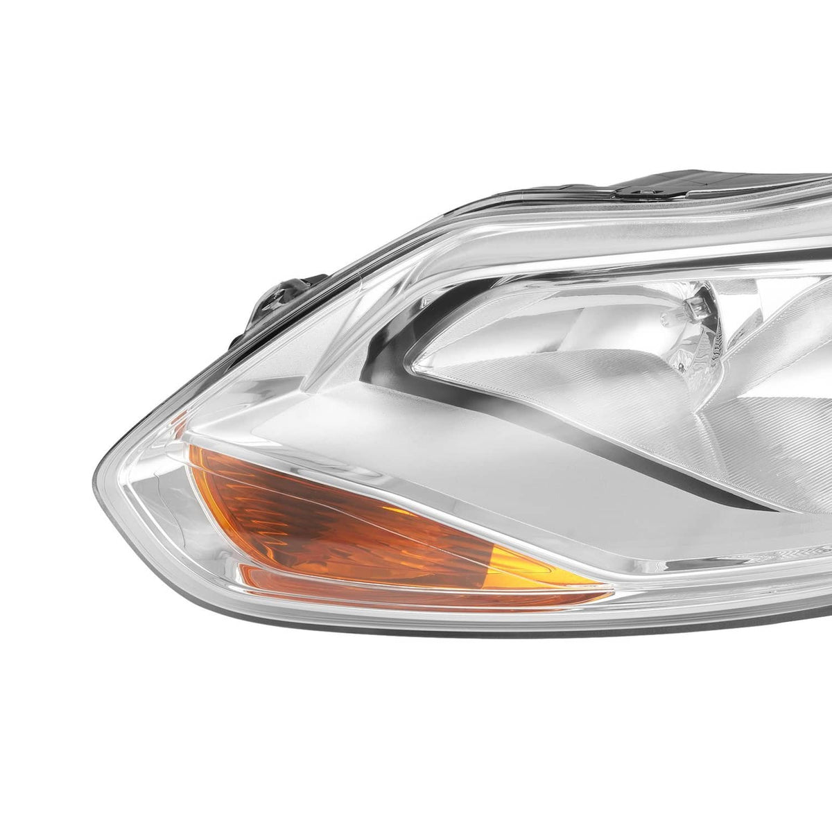 Solid Spare Clear Lens Halogen Left Driver Side Headlight For Ford Focus 2012-2014 W/Bulb