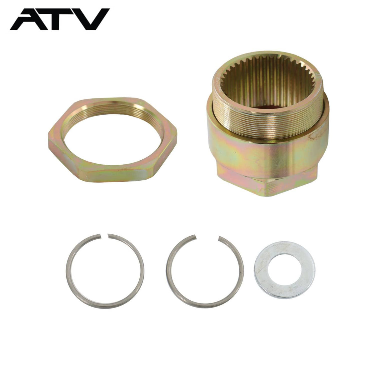 Solidspare Rear Axle Lock Jam Sleeve Nut Clip For Honda TRX300EX TRX400EX TRX450ER 450R 450