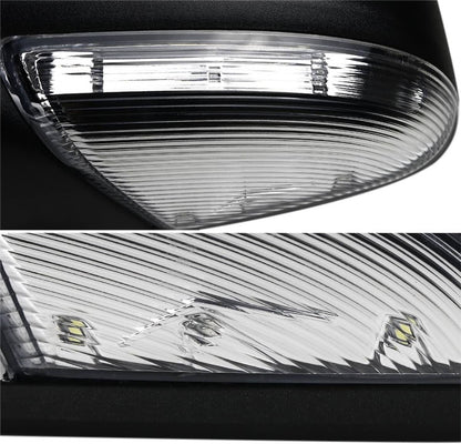 Solidspare Left/Driver Manual Fold & Heated & Temp Sensor Mirror For 2013-19 Dodge Ram 1500