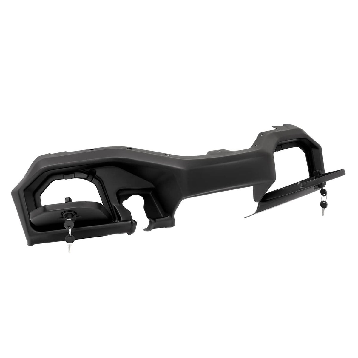 Solidspare For Yamaha Drive2 Drive 2 2017-Up Black Golf Cart Dashboard Dash Cover W/Key