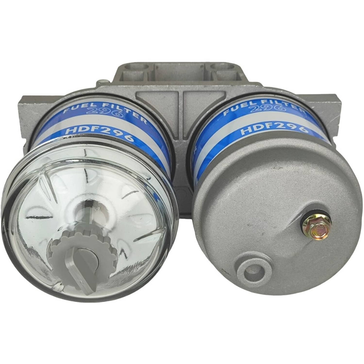 Solid Spare 81866599 Dual Fuel Filter Glass Bowl Fit for Ford John Deere Massey Ferguson