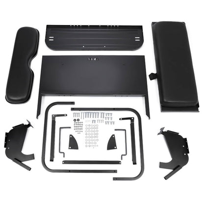 Solidspare For Yamaha G14-G22 Golf Cart Rear Seat Kit For G16 G19 G20 G21 Black Cushion