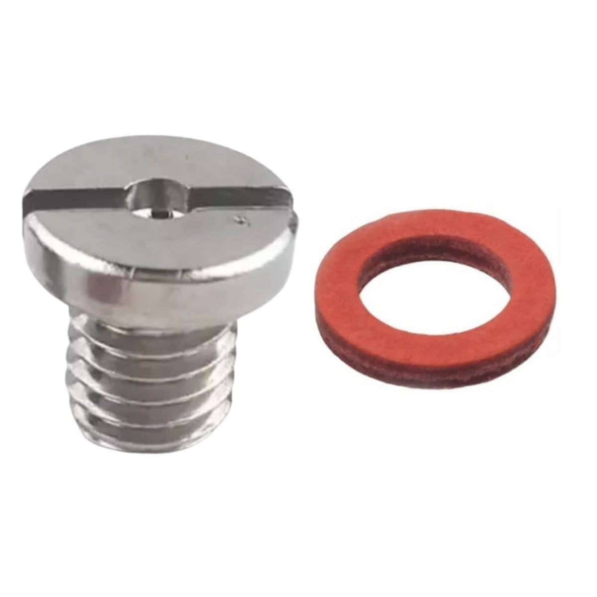 Solid Spare 2x Slot Head Drain Fill Plug Screw & Gasket Kit for Yamaha Outboards Lower Unit