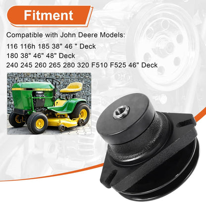 Solidspare Spindle Compatible with John Deere 116 116H 185 38" 46" Deck AM105409 Lawn Mower