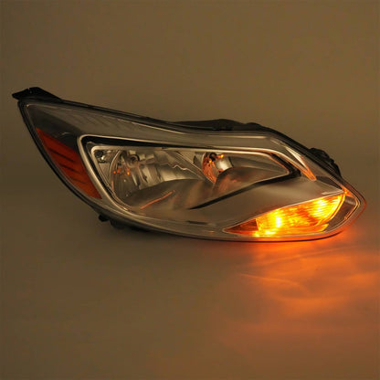 Solid Spare Chrome Headlight Headlamp Replacement Passenger Side For Ford Focus 2012 13 14