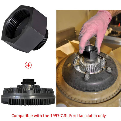 Solid Spare Fan Clutch Adapter for Ford 6.0L to 7.3L Powerstroke Diesel Mechanical 2003-2007
