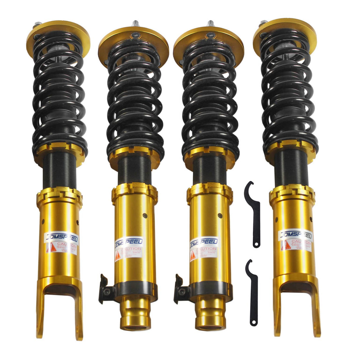 Solidspare Gold Coilovers Suspension Lowering Kit NEW For Honda Accord 2008-2012 JDMSPEED