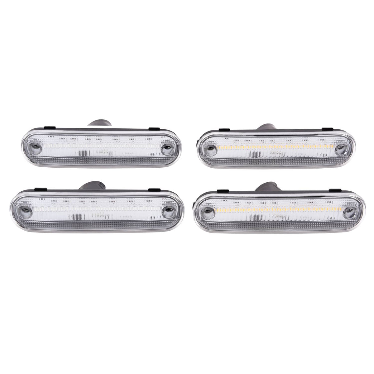 Solid Spare LED Front Rear Side Marker Lights Clear For Mazda Miata 1990-1997 MX-5 1999-2005