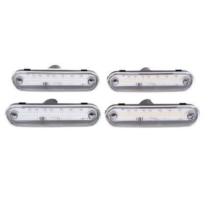 Solid Spare LED Front Rear Side Marker Lights Clear For Mazda Miata 1990-1997 MX-5 1999-2005