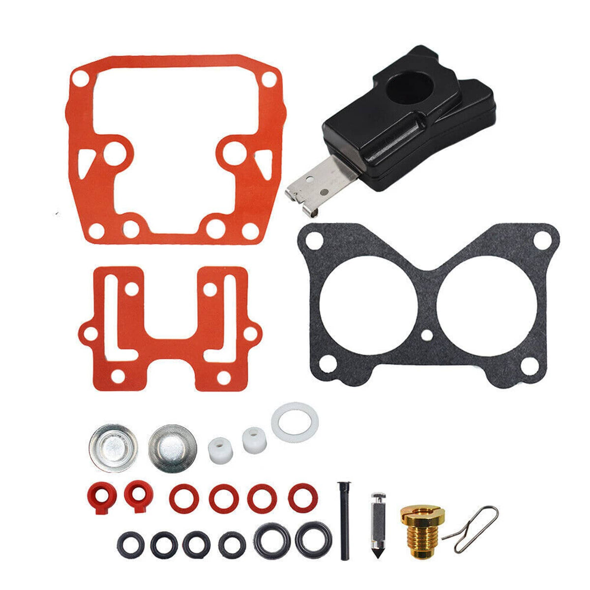 Solid Spare OMC BRP Johnson Evinrude Carburetor Carb Repair Kit Assembly Repl 439076 398526