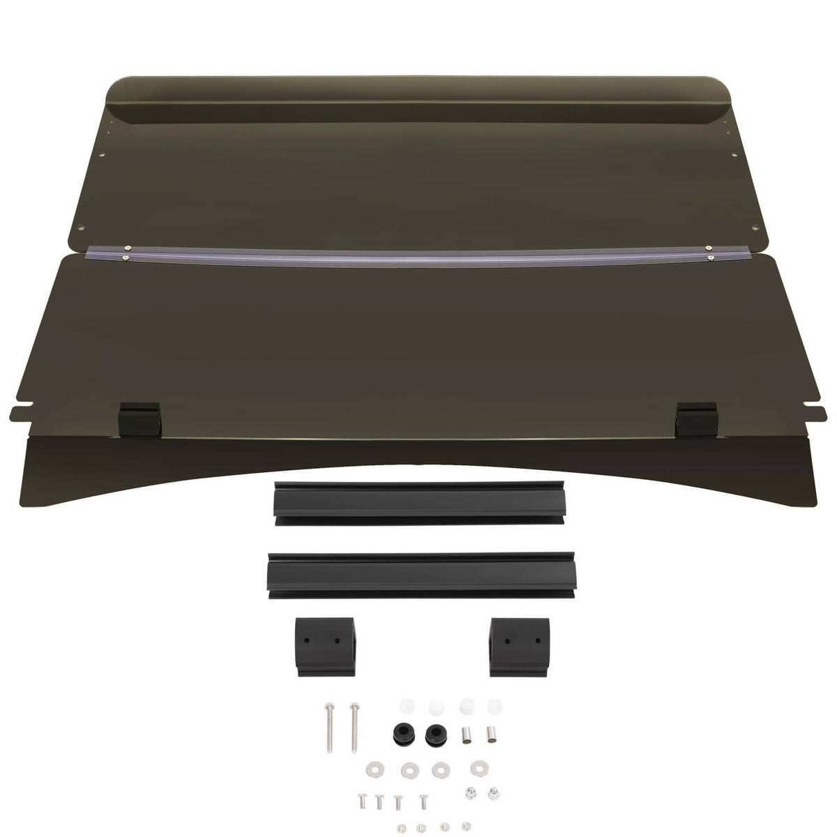Solidspare For EZGO TXT 2014-UP Golf Cart Fold Down Folding Tinted Windshield Windscreen