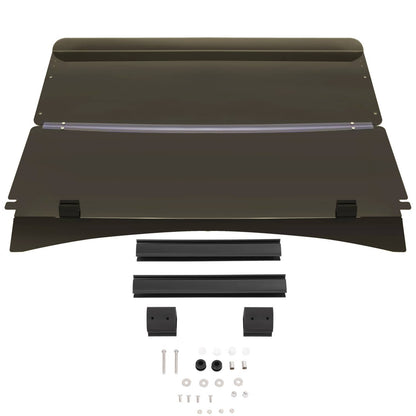 Solidspare For EZGO TXT 2014-UP Golf Cart Fold Down Folding Tinted Windshield Windscreen
