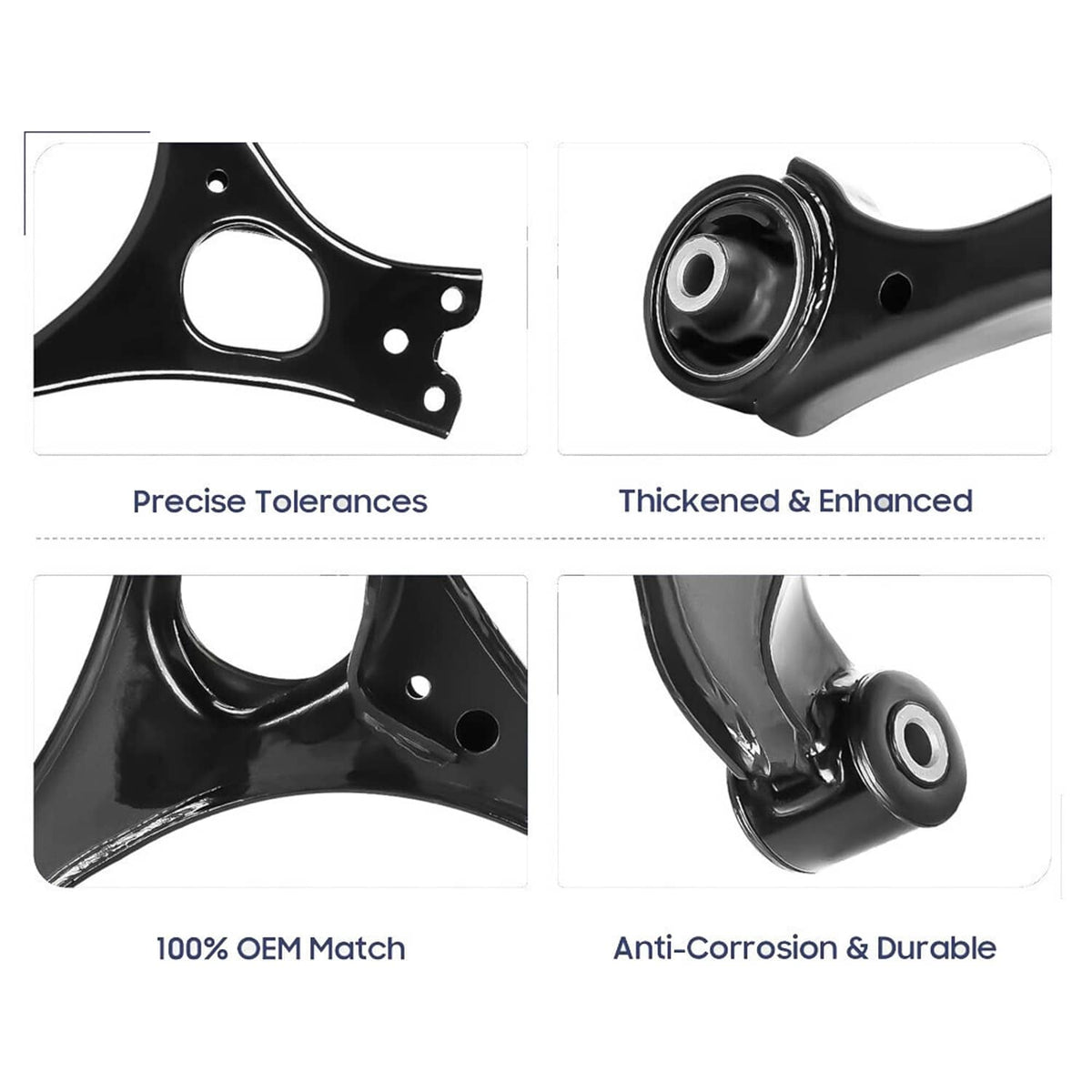 Solidspare 14Pcs Suspension Kit Front Lower Control Arms for Honda Civic 2006-2011 K620383