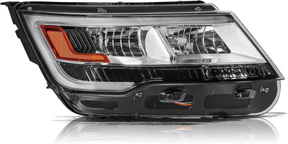 Solidspare Right Side LED DRL Headlight For Ford Explorer Limited/XLT/Platinum 2016-2019