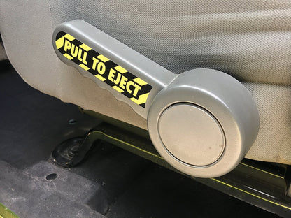 PULL TO EJECT Decal / Sticker Set for Jeep Wrangler JK, JKU, Sahara, Rubicon, SE
