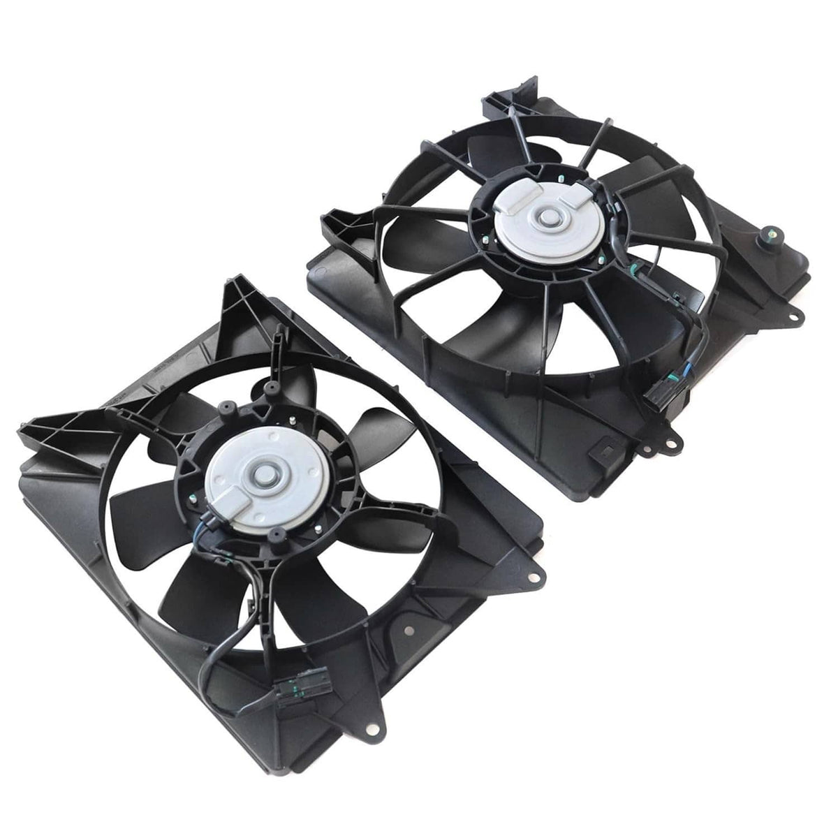 Solidspare New AC Condenser and Radiator Cooling Fan Assembly Fit For 2016-2018 Honda HR-V